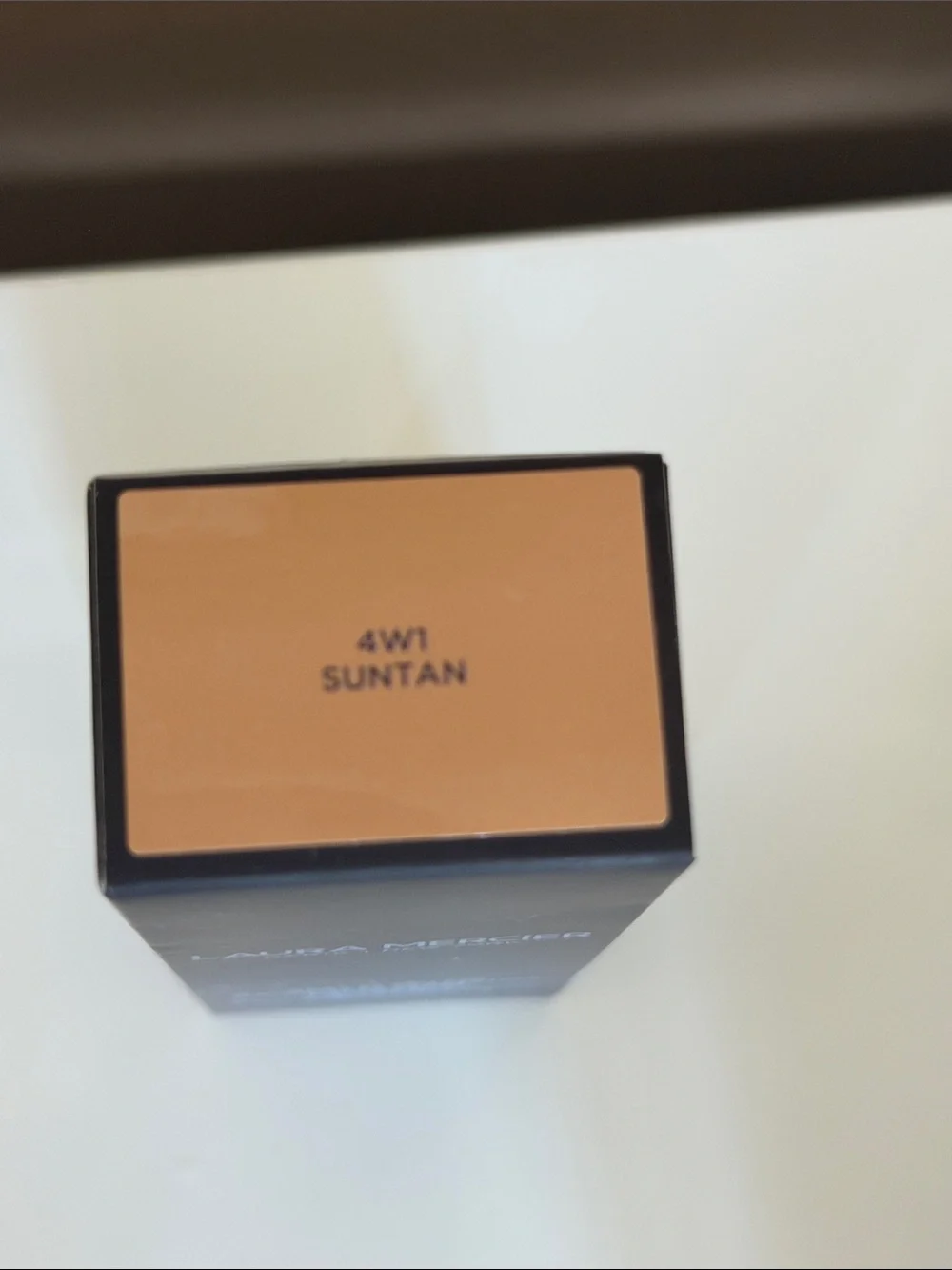 Laura Mercier real flawless witless perfecting foundation suntan 4W1 NIB